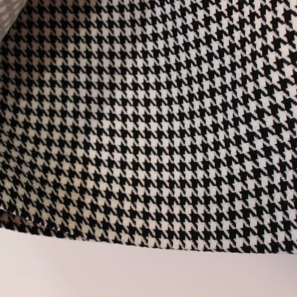 H&M Envelope Mini Skirt Y2K Black and White Houndstooth Check Skirt 10 - Picture 4 of 11